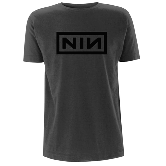 Nine Inch Nails Classic Logo Charcoal Tee - Picture 4 of 4